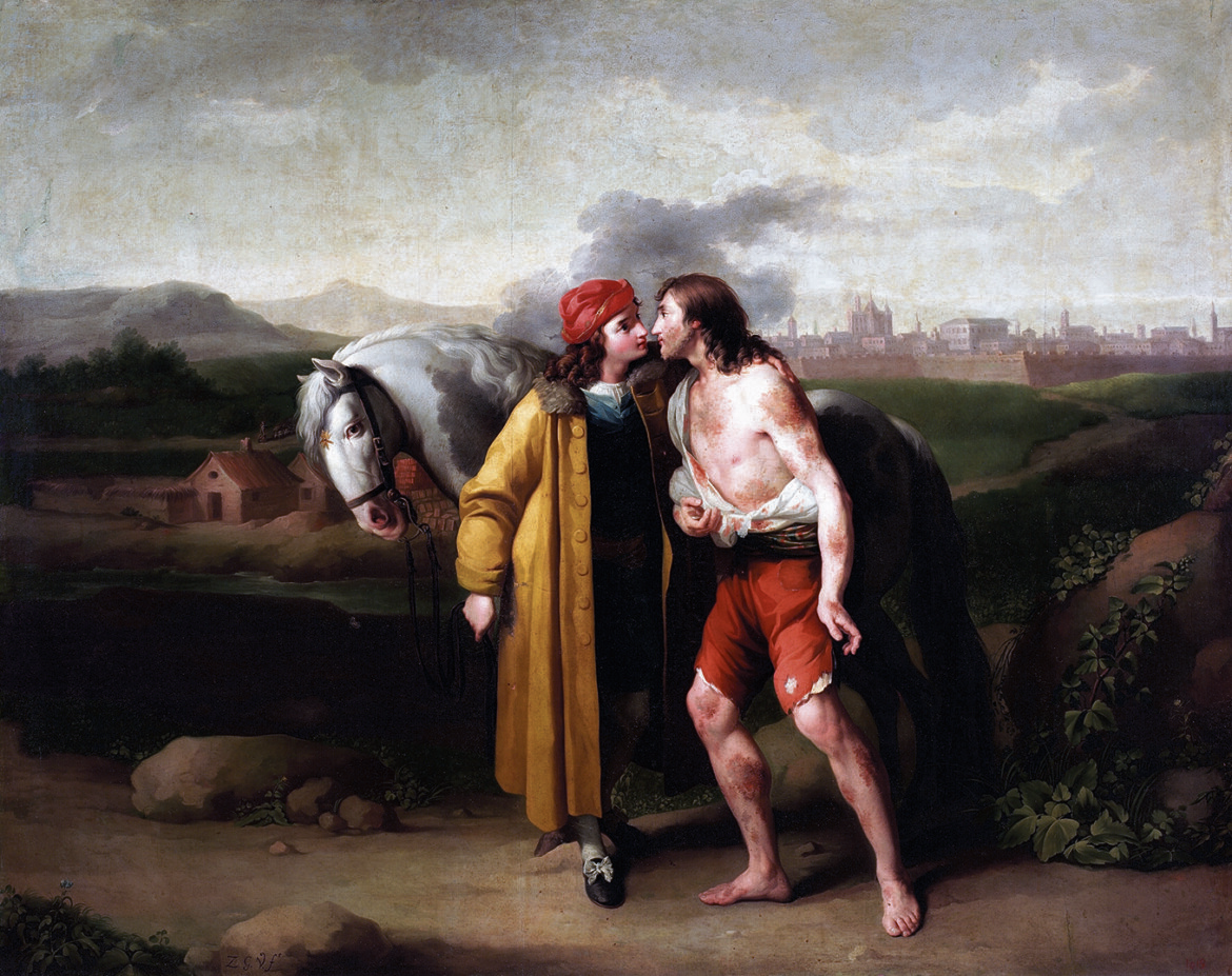 Ferenc megcsókolja a leprást – Prado